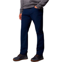 Columbia pantalón hombre ROC TECH 5 POCKET AZUL vista trasera