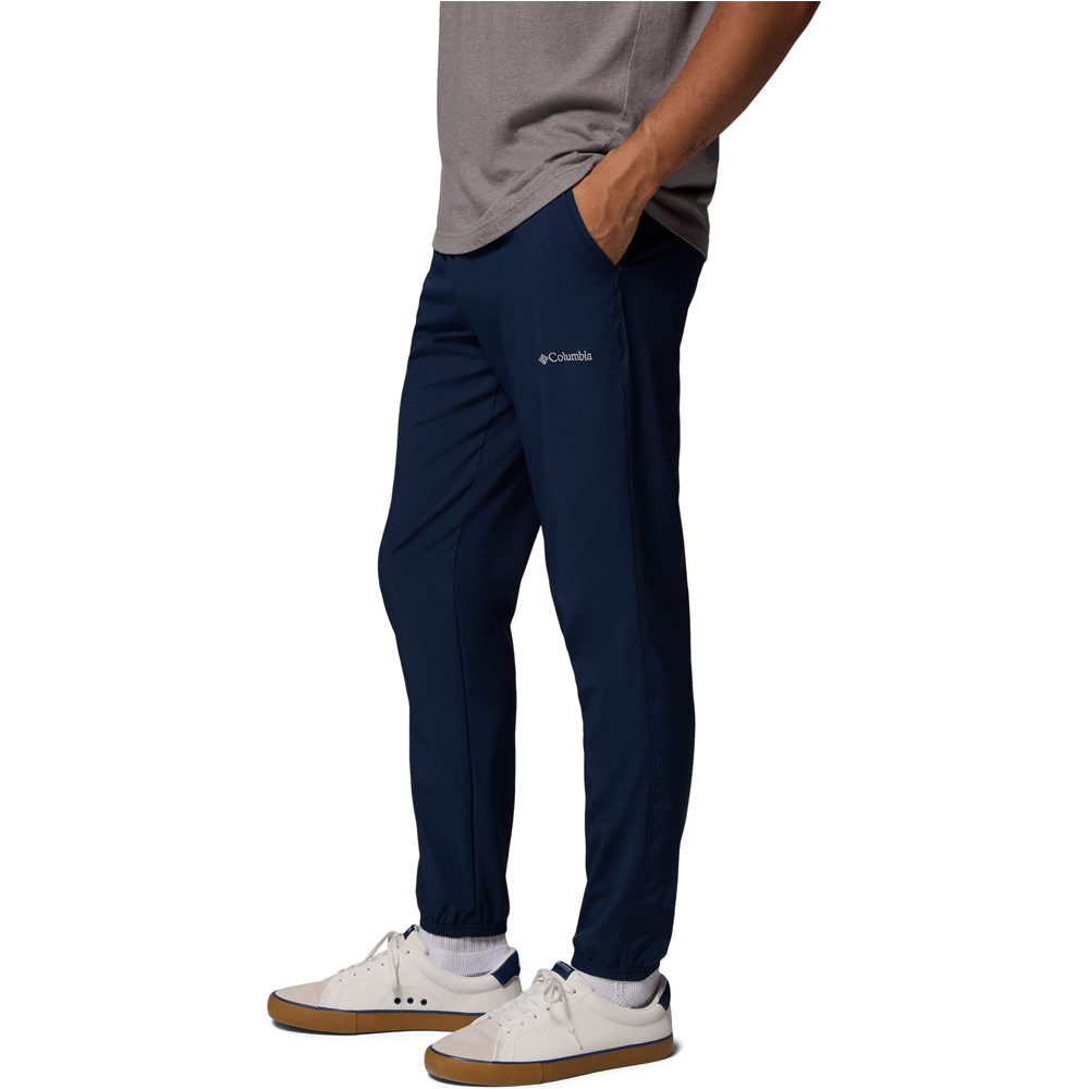 Columbia pantalón hombre VITAL VALLEY AZUL vista detalle