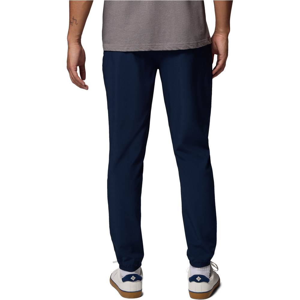 Columbia pantalón hombre VITAL VALLEY AZUL vista trasera