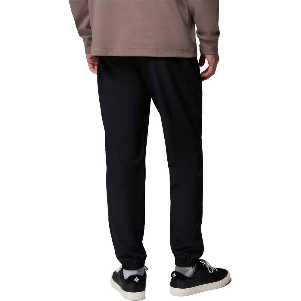 Columbia pantalón hombre VITAL VALLEY NEGRO vista trasera