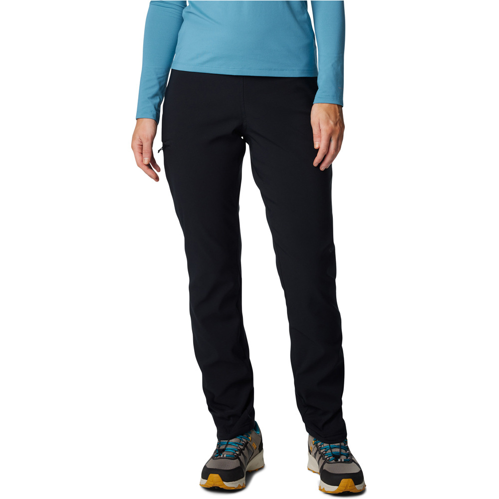 Columbia pantalón montaña mujer BACK BEAUTY NEGRO vista detalle