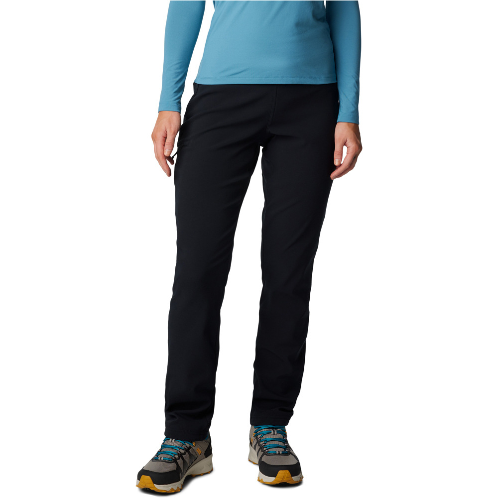 Columbia pantalón montaña mujer BACK BEAUTY NEGRO vista frontal