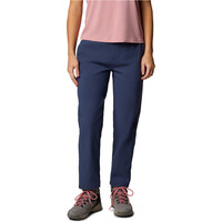 Columbia pantalón montaña mujer CEDAR CREST AZUL vista frontal
