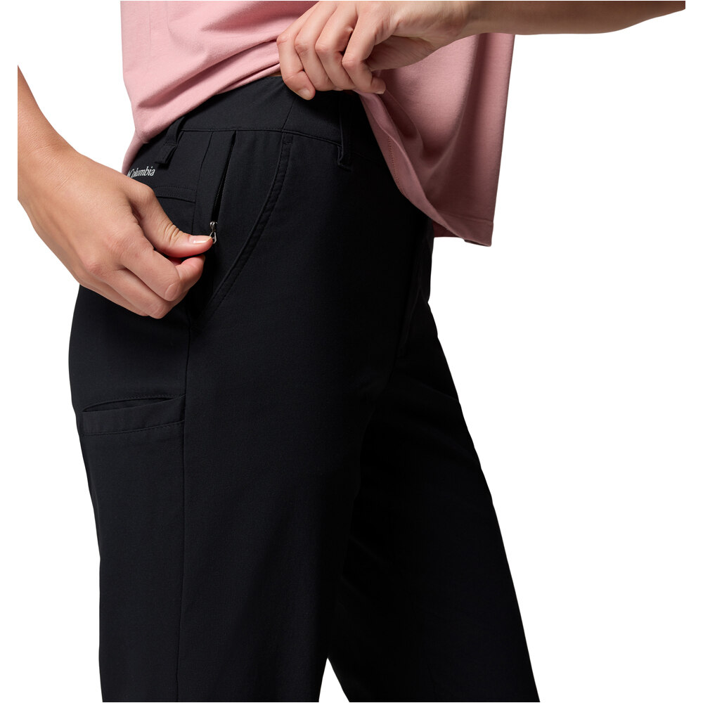 Columbia pantalón montaña mujer LESLIE FALLS II NEGRO 06