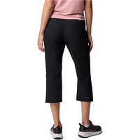 Columbia pantalón montaña mujer LESLIE FALLS II NEGRO vista trasera