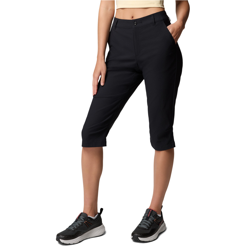 Columbia pantalón montaña mujer LESLIE FALLS NEGRO vista detalle