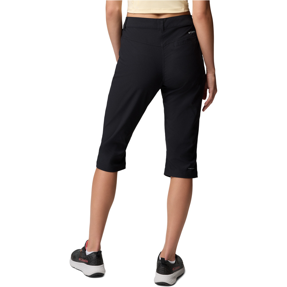 Columbia pantalón montaña mujer LESLIE FALLS NEGRO vista trasera