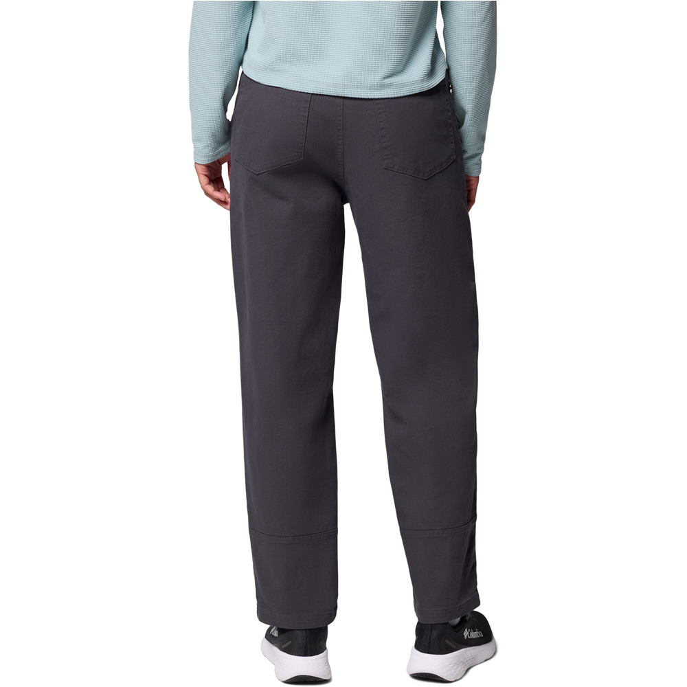 Columbia pantalón montaña mujer ROC NEGRO vista trasera