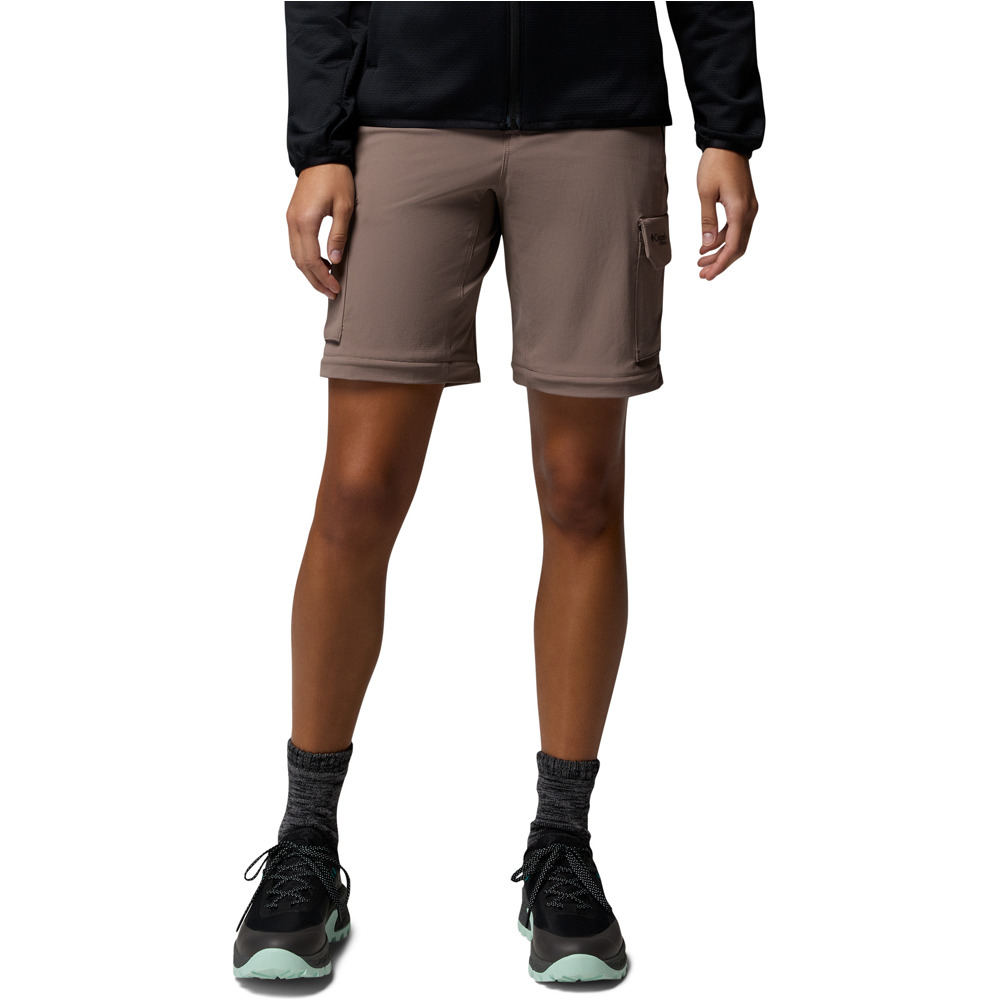Columbia pantalón montaña mujer SILVER RIDGE ELITE CONVERTIBLE MARRON 03