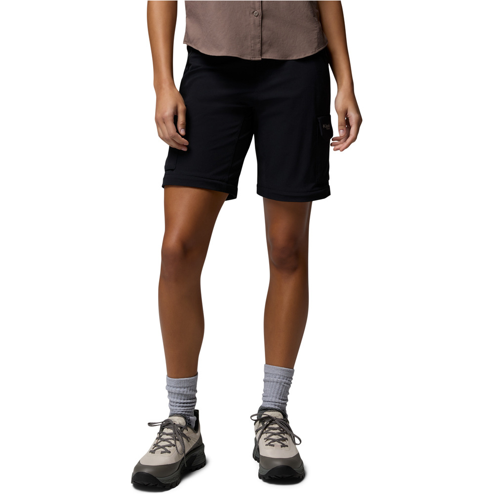 Columbia pantalón montaña mujer SILVER RIDGE ELITE CONVERTIBLE NEGRO 03