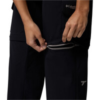 Columbia pantalón montaña mujer SILVER RIDGE ELITE CONVERTIBLE NEGRO 04