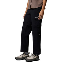 Columbia pantalón montaña mujer SILVER RIDGE ELITE CONVERTIBLE NEGRO vista detalle