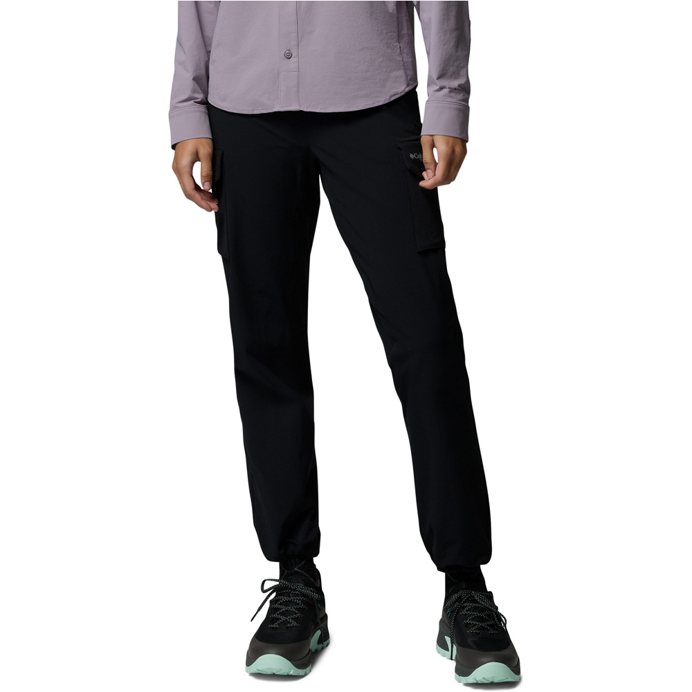 Columbia pantalón montaña mujer SILVER RIDGE ELITE NEGRO 03