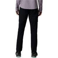 Columbia pantalón montaña mujer SILVER RIDGE ELITE NEGRO vista trasera