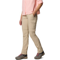 Columbia pantalón montaña mujer SILVER RIDGE UTILITY MARRON vista detalle