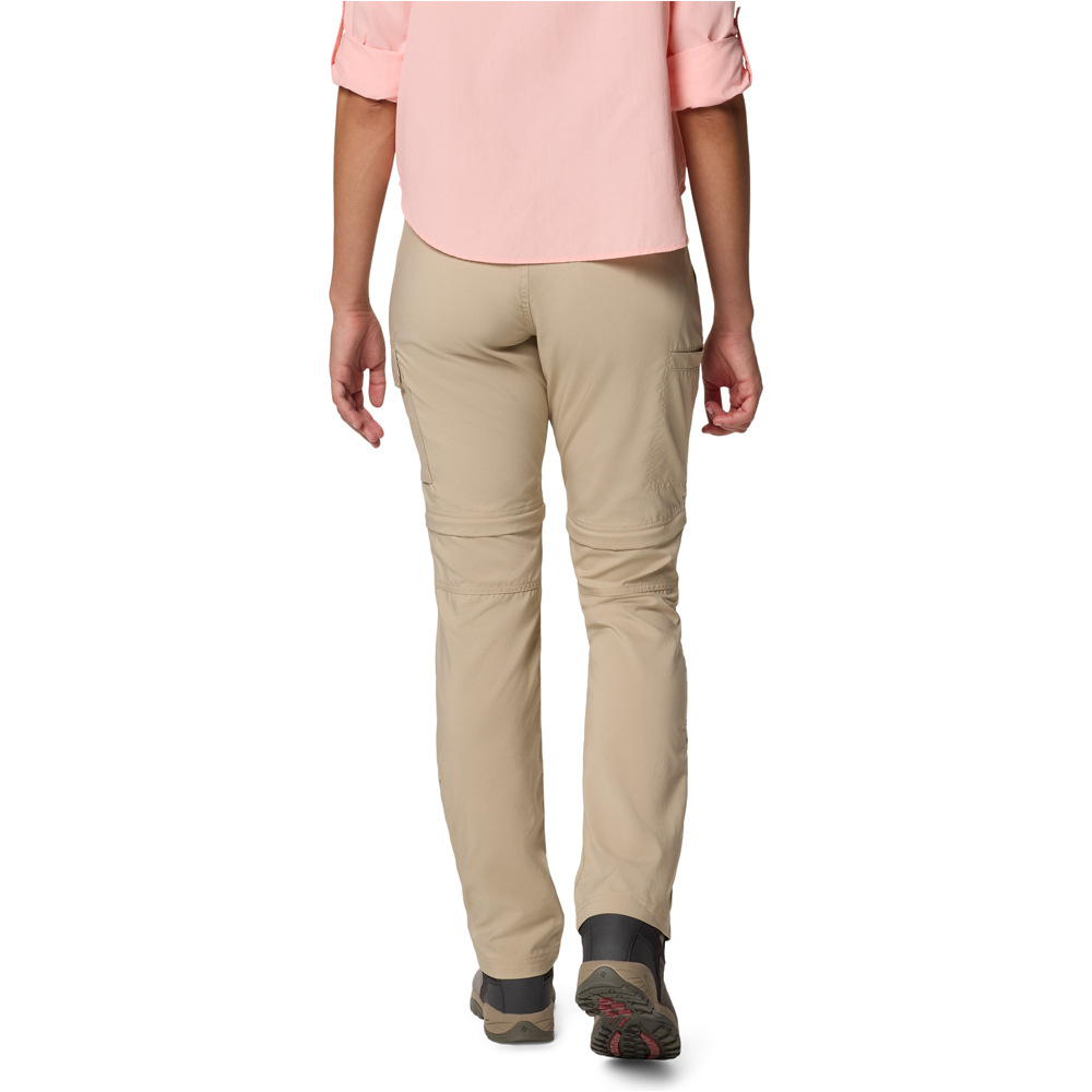 Columbia pantalón montaña mujer SILVER RIDGE UTILITY MARRON vista trasera