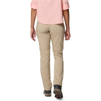 Columbia pantalón montaña mujer SILVER RIDGE UTILITY MARRON vista trasera