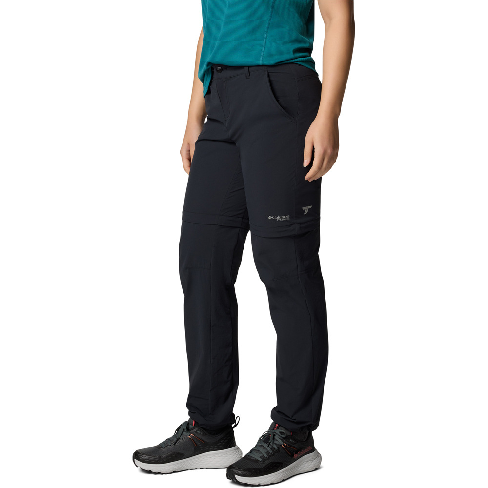 Columbia pantalón montaña mujer SUMMIT VALLEY NEGRO vista detalle