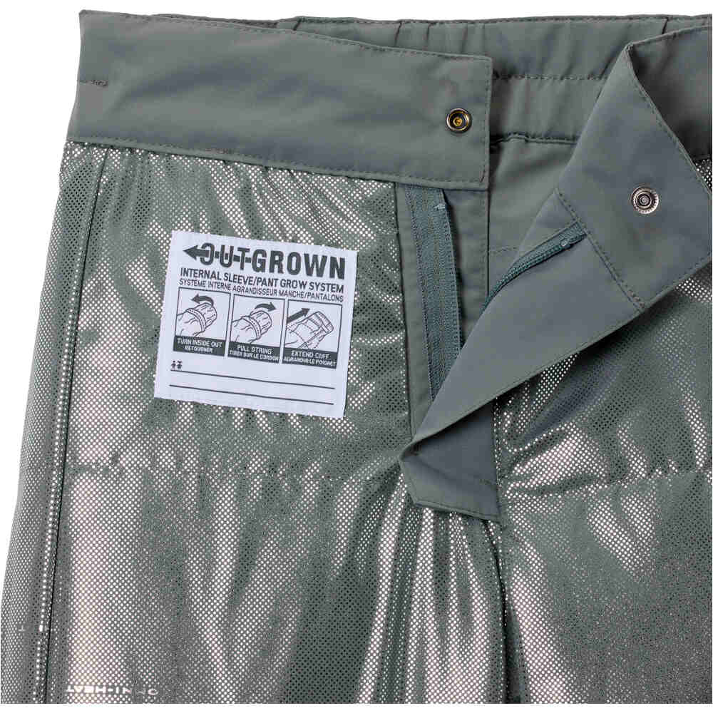 Columbia pantalones esquí infantil Bugaboo IV Pant VERDE vista detalle
