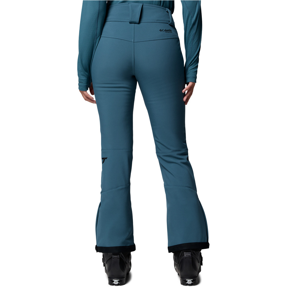 Columbia pantalones esquí mujer ROFFEE RIDGE VI AZUL vista trasera
