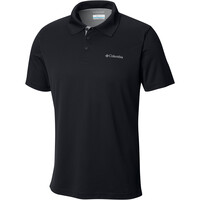 Columbia polo manga corta hombre UTILIZER NEGRO vista frontal