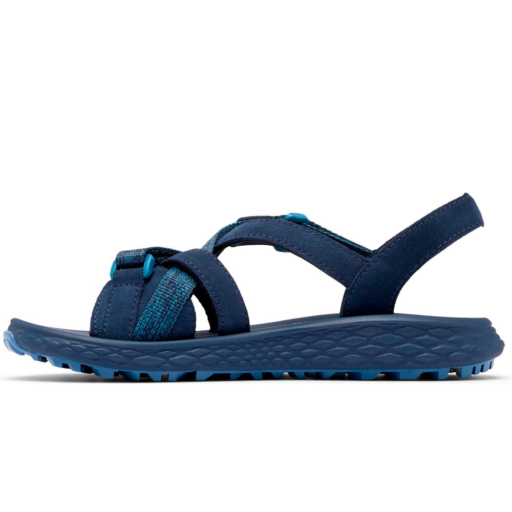 Columbia sandalias trekking mujer KONOS ESLA AZUL vista superior