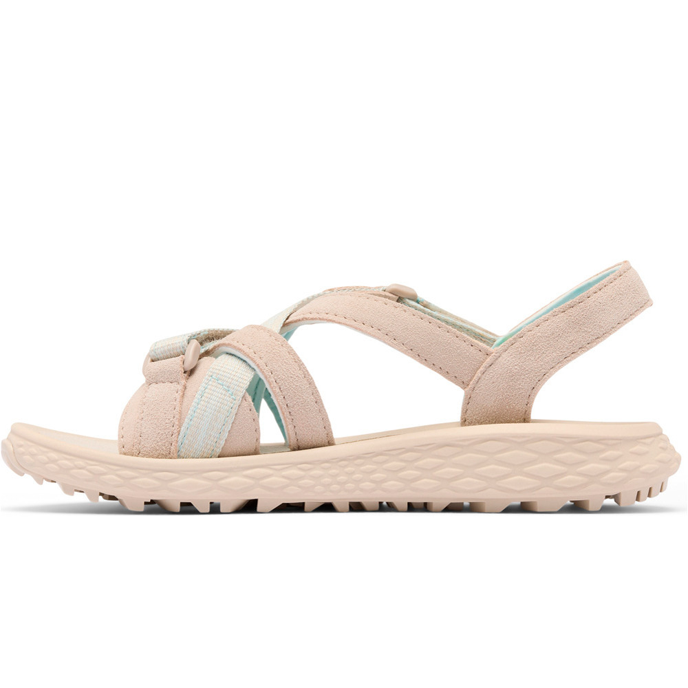 Columbia sandalias trekking mujer KONOS ESLA GRIS vista superior