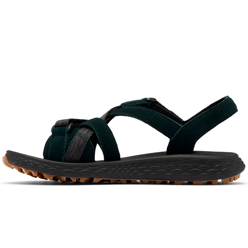 Columbia sandalias trekking mujer KONOS ESLA NEGRO vista superior
