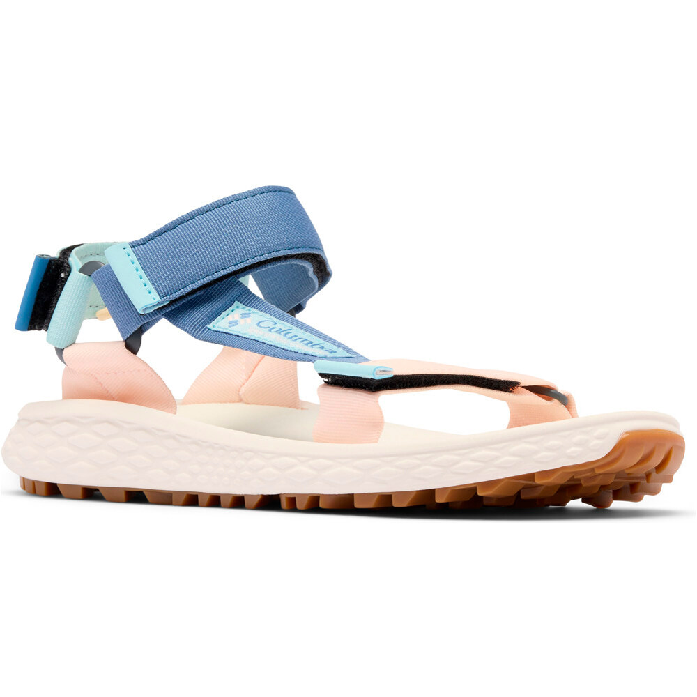 Columbia sandalias trekking mujer KONOS GLOBETROT AZUL lateral interior
