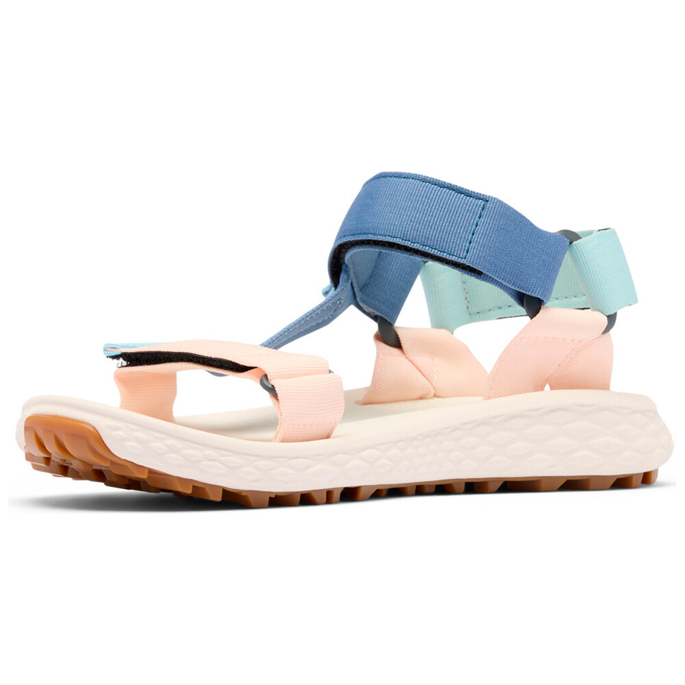 Columbia sandalias trekking mujer KONOS GLOBETROT AZUL vista trasera