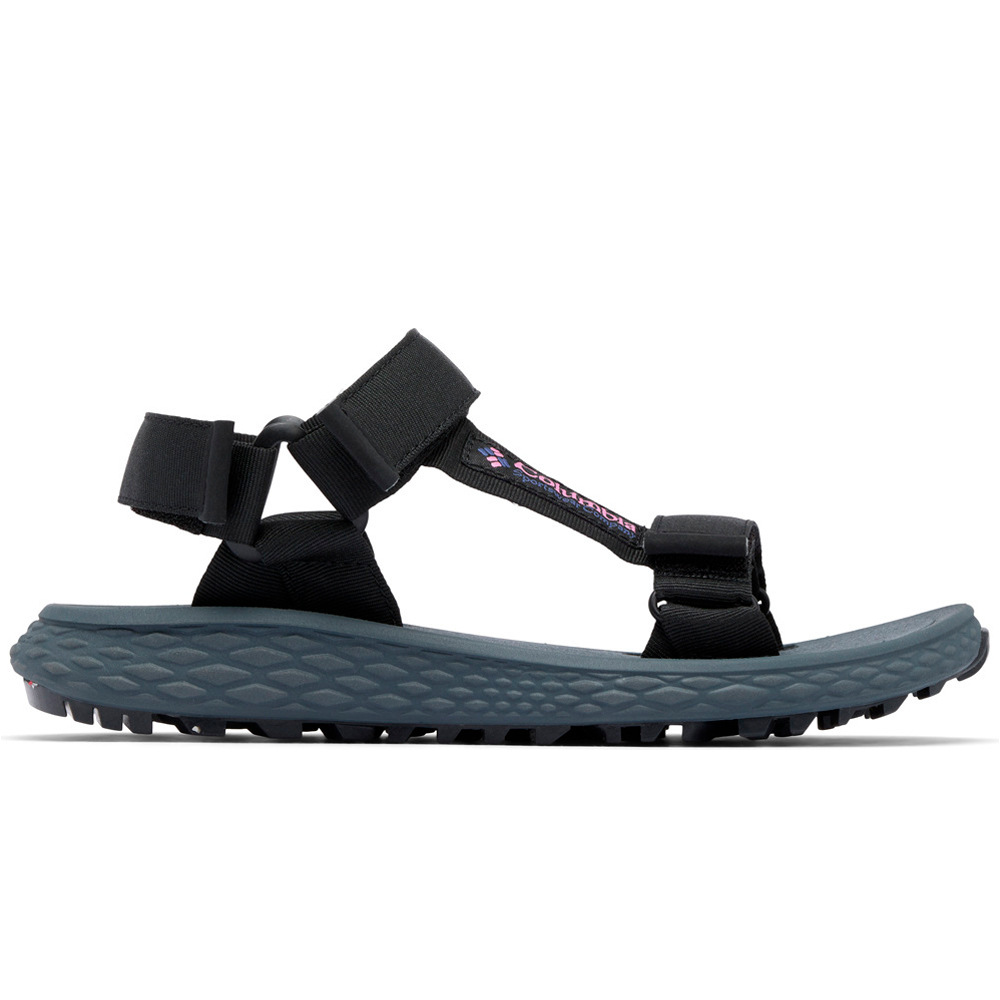 Columbia sandalias trekking mujer KONOS GLOBETROT NEGRO lateral exterior