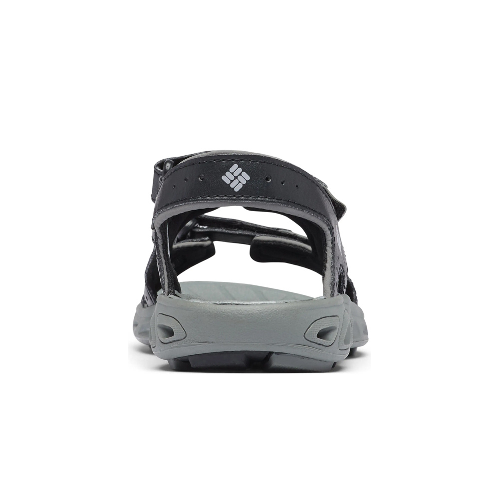 Columbia sandalias trekking niño TECHSUN VENT NEGRO vista trasera