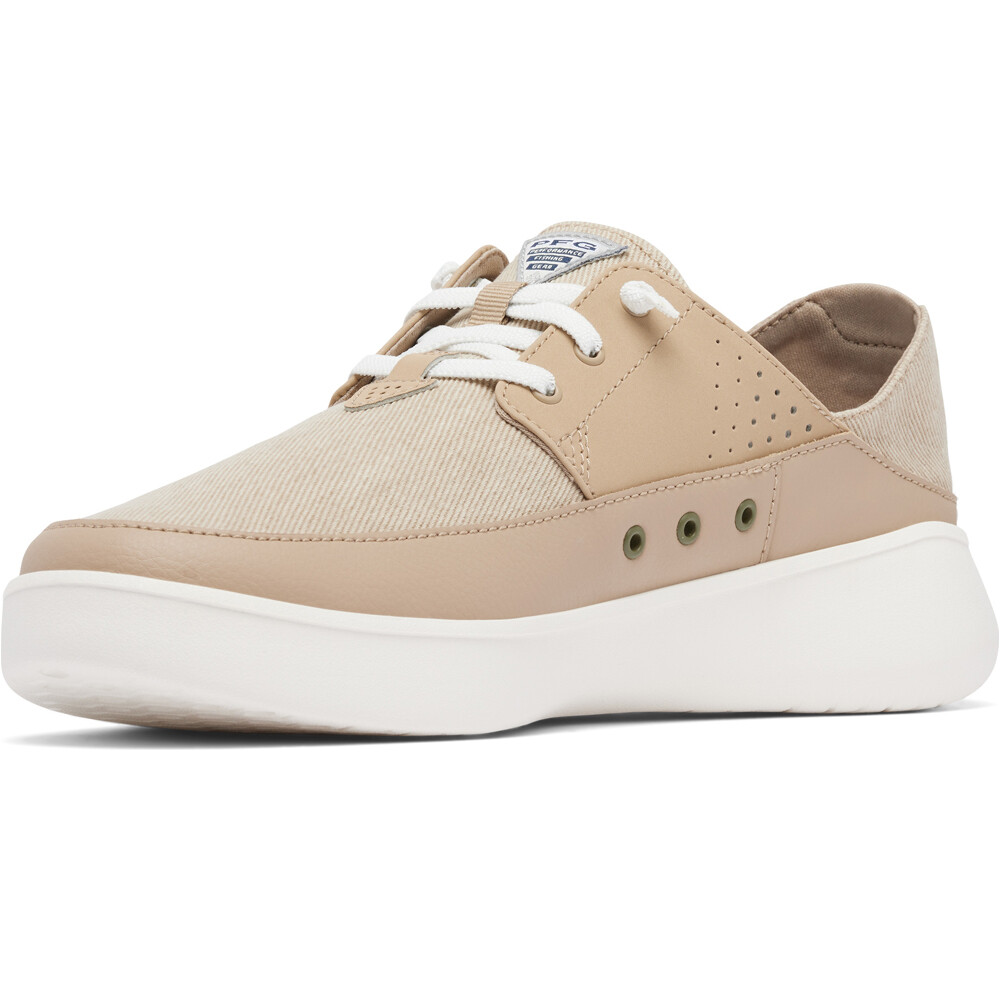 Columbia zapatilla moda hombre BOATSIDE MARRON vista superior