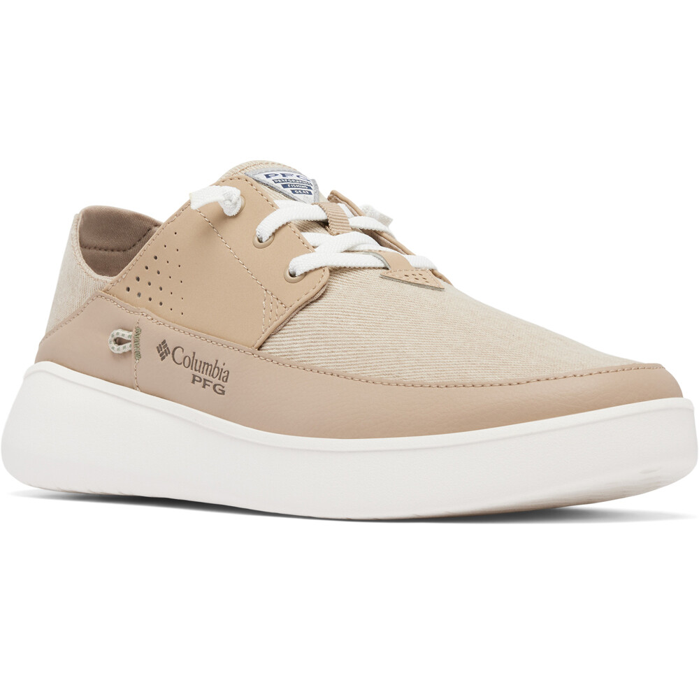 Columbia zapatilla moda hombre BOATSIDE MARRON vista trasera