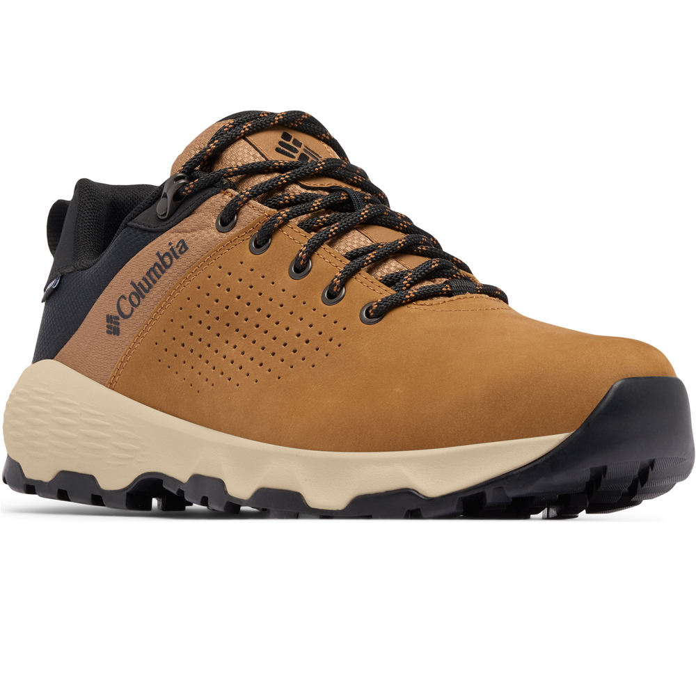 Columbia zapatilla trekking hombre NEWTON NIMBLE LTR MARRON lateral interior