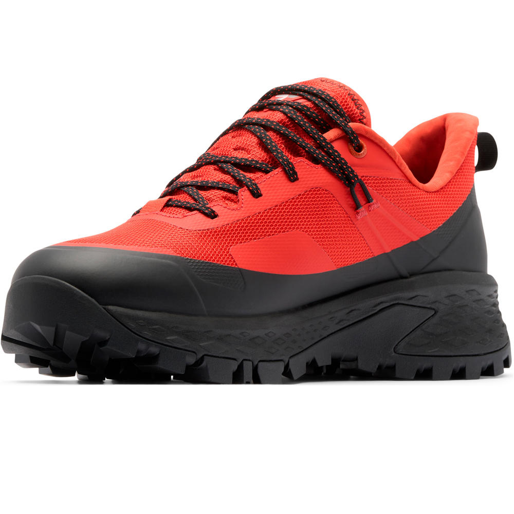 Columbia zapatilla trekking hombre TELLURIX TITANIUM OUTDRY NARANJA vista trasera