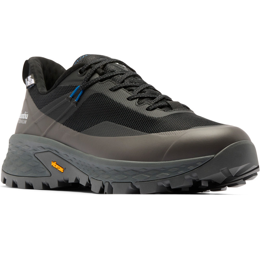Columbia zapatilla trekking hombre TELLURIX TITANIUM OUTDRY NEGRO lateral interior