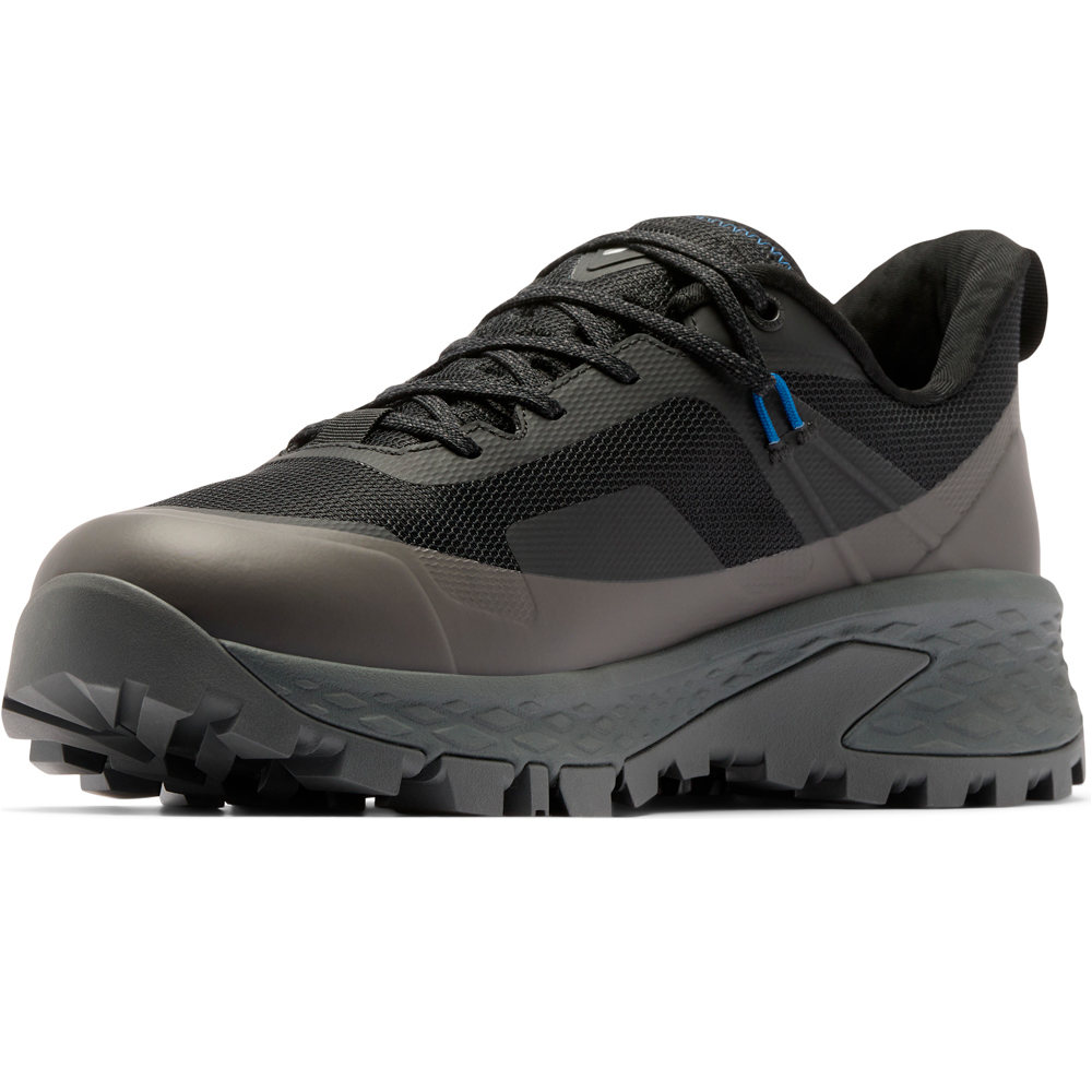 Columbia zapatilla trekking hombre TELLURIX TITANIUM OUTDRY NEGRO vista trasera
