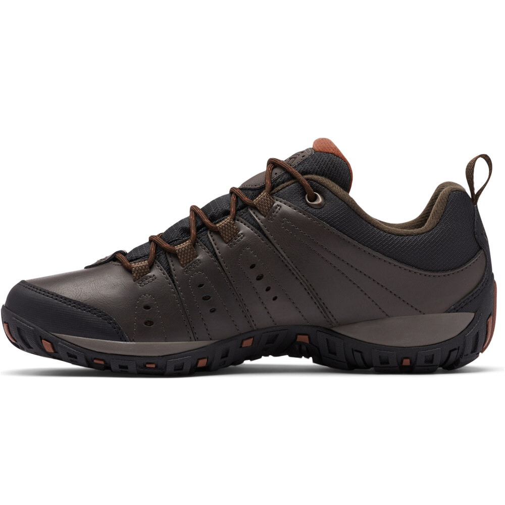 Columbia zapatilla trekking hombre WOODBURN II WATERPROOF MARRON vista superior
