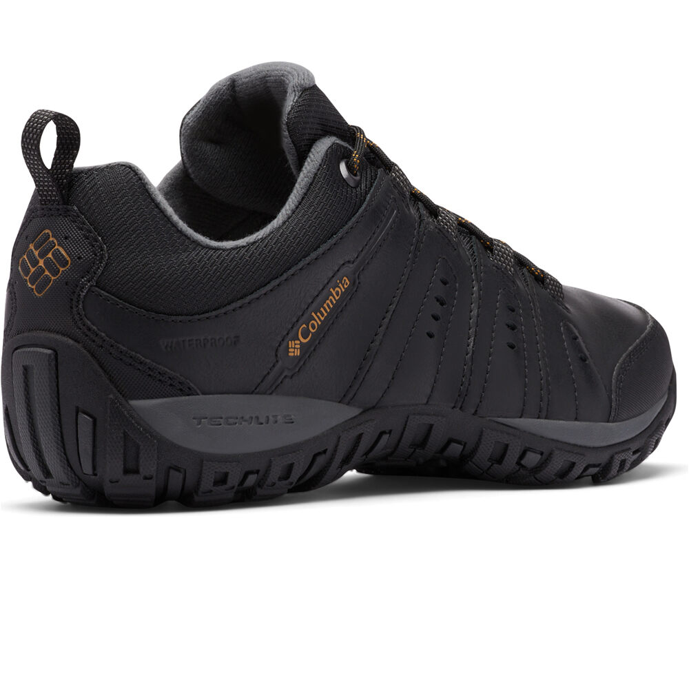 Columbia zapatilla trekking hombre WOODBURN II WATERPROOF NEGRO 06