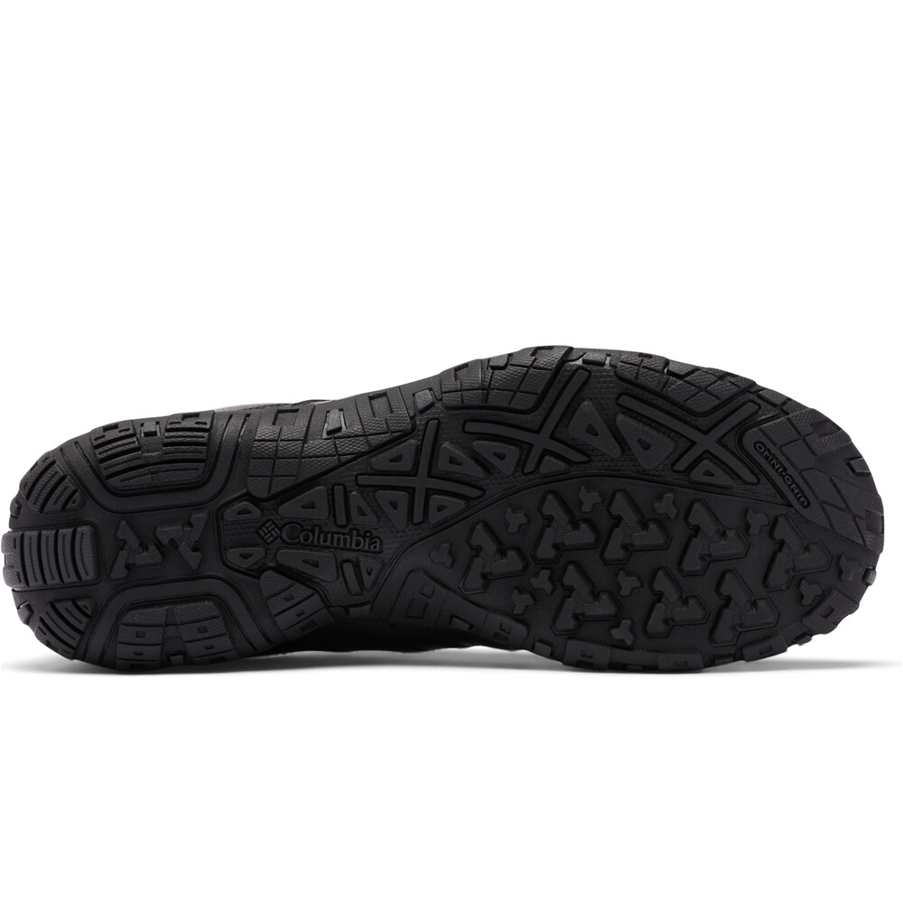 Columbia zapatilla trekking hombre WOODBURN II WATERPROOF NEGRO 07