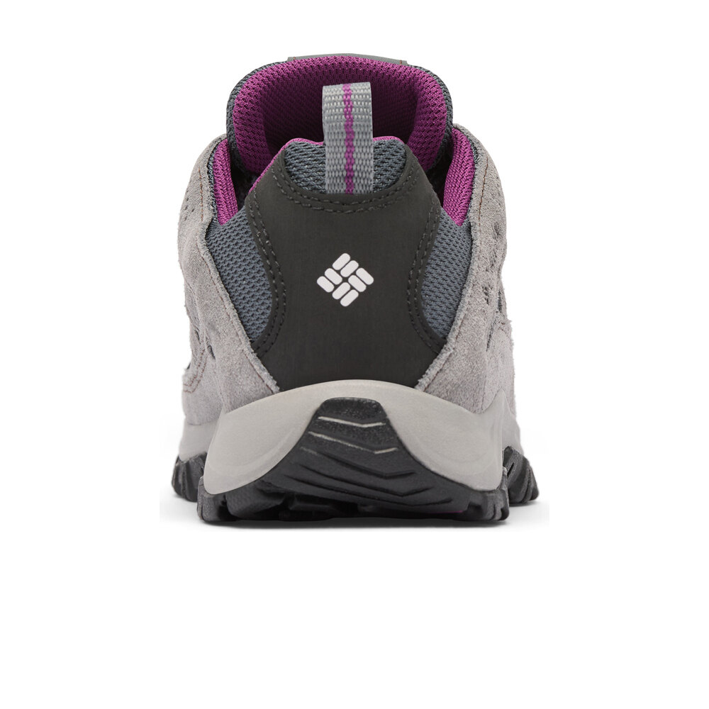 Columbia zapatilla trekking mujer CRESTWOOD WATERPROOF GRIS puntera