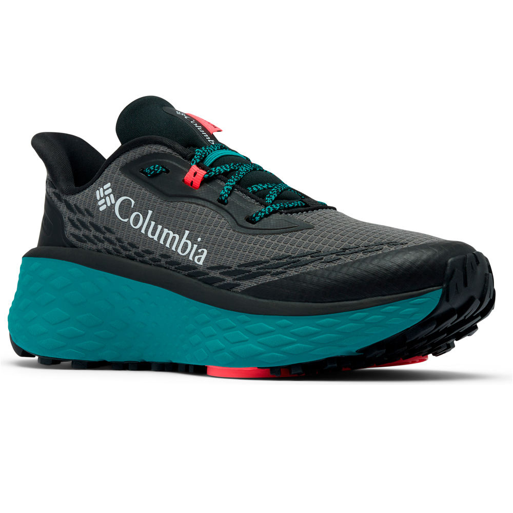 Columbia zapatilla trekking mujer KONOS TRILLIUM ATR GRIS lateral interior