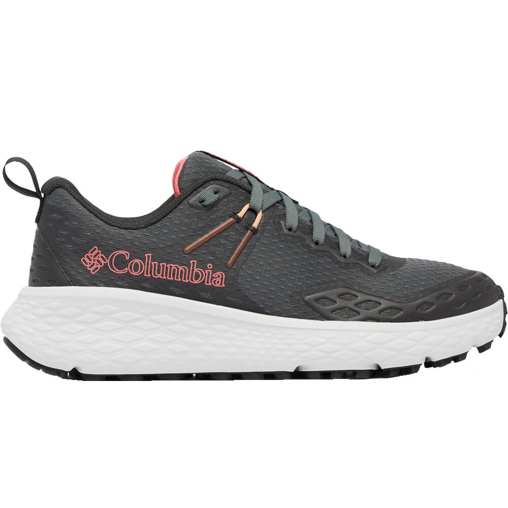 Columbia zapatilla trekking mujer KONOS TRS GRIS lateral exterior