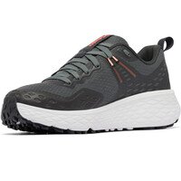 Columbia zapatilla trekking mujer KONOS TRS GRIS vista superior
