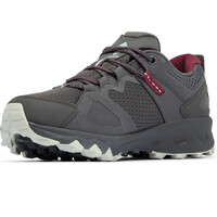 Columbia zapatilla trekking mujer PEAKFREAK HERA OUTDRY GRIS vista trasera