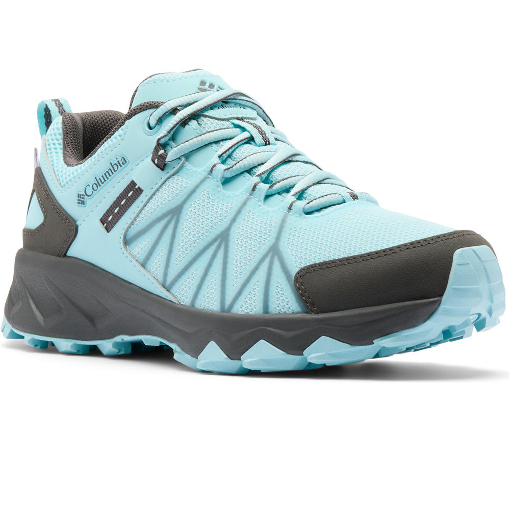 Columbia zapatilla trekking mujer PEAKFREAK II OUTDRY AZUL lateral interior