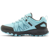 Columbia zapatilla trekking mujer PEAKFREAK II OUTDRY AZUL vista superior