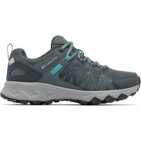 Columbia zapatilla trekking mujer PEAKFREAK II OUTDRY GRIS lateral exterior