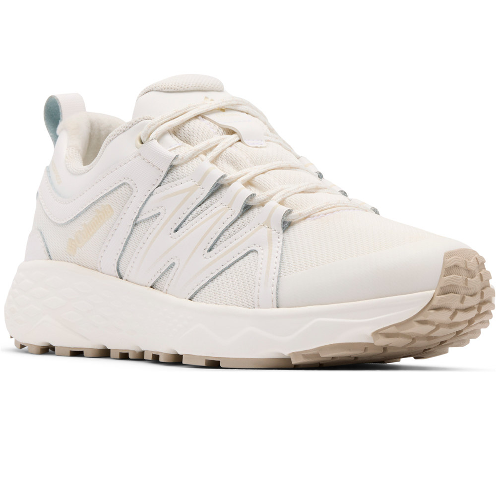 Columbia zapatilla trekking mujer PEAKFREAK ROAM WATERPROOF BLANCO lateral interior